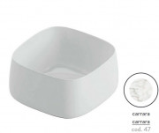 Раковина для ванной ArtCeram Cognac 43х43 см керамика каррара COL006 47;00