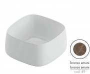 Раковина для ванной ArtCeram Cognac 43х43 см керамика bronze amani COL006 49;00