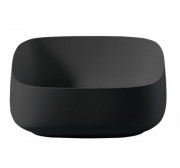 Раковина для ванной ArtCeram Cognac 46х41 см керамика черный COL007 03;00