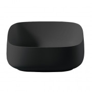 Раковина для ванної кімнати ArtCeram Cognac 46х41 см кераміка чорний матовий COL007 17;00