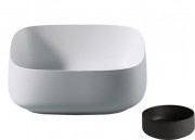 Раковина для ванной ArtCeram Cognac 46х41 см керамика чёрный (nero germania) COL007 21;00