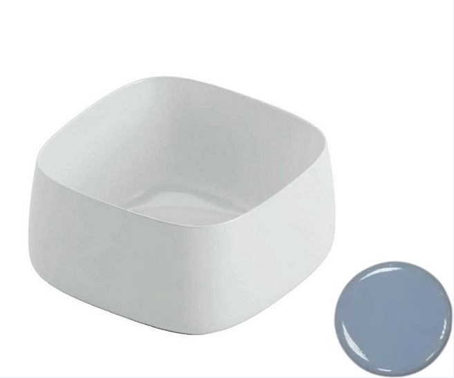 Раковина для ванной ArtCeram Cognac 43х43 см керамика голубой COL006 32;00