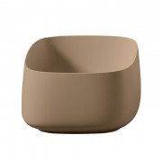 Раковина для ванної ArtCeram Cognac 43х43 см кераміка світло-коричневий COL006 40;00