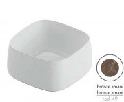 Раковина для ванной ArtCeram Cognac 43х43 см керамика bronze amani COL006 49;00