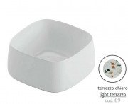 Раковина для ванной ArtCeram Cognac 43х43 см керамика terrazzo chiaro COL006 89;00