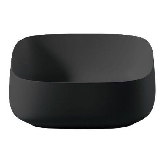 Раковина для ванної кімнати ArtCeram Cognac 46х41 см кераміка чорний COL007 03;00