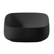 Раковина для ванної кімнати ArtCeram Cognac 46х41 см кераміка чорний матовий COL007 17;00