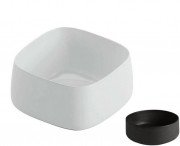 Раковина для ванной ArtCeram Cognac 43х43 см керамика чёрный (nero germania) COL006 21;00