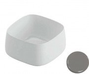 Раковина для ванної ArtCeram Cognac 43х43 см кераміка сірий COL006 34;00