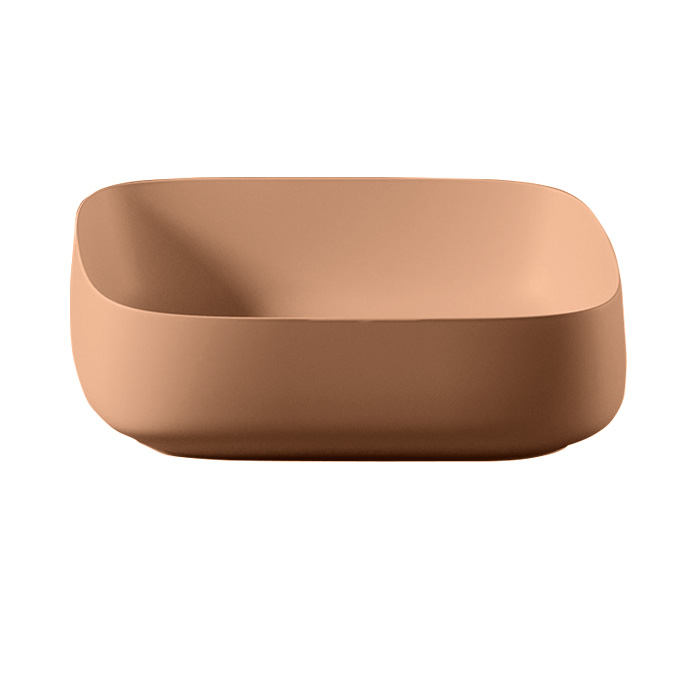 Раковина для ванної ArtCeram Cognac 55х35 см кераміка помаранчевий COL008 13;00