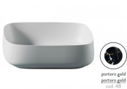 Раковина для ванної ArtCeram Cognac 55х35 см кераміка portoro gold COL008 48;00
