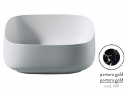 Раковина для ванної ArtCeram Cognac 46х41 см кераміка portoro gold COL007 48;00