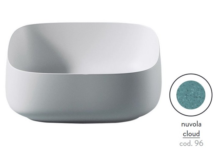 Раковина для ванной ArtCeram Cognac 46х41 см керамика nuvola COL007 96;00