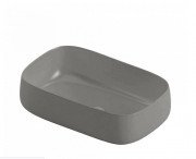 Раковина для ванной ArtCeram Cognac 55х35 см керамика серый COL008 15;00