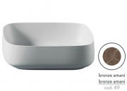 Раковина для ванной ArtCeram Cognac 55х35 см керамика bronze amani COL008 49;00