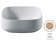 Раковина для ванної ArtCeram Cognac 46х41 см кераміка онікс COL007 46;00