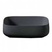 Раковина для ванной ArtCeram Cognac 56х41 см керамика черный матовый COL009 17;00