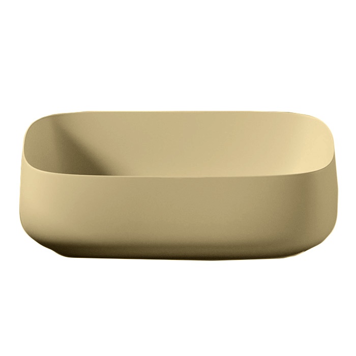 Раковина для ванной ArtCeram Cognac 56х41 см керамика желтый COL009 12;00