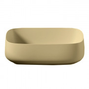 Раковина для ванной ArtCeram Cognac 56х41 см керамика желтый COL009 12;00