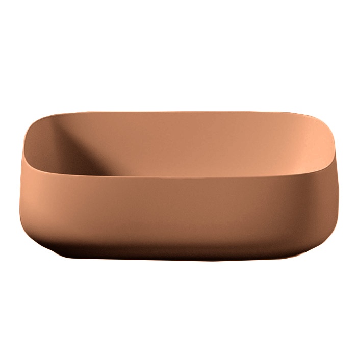 Раковина для ванної ArtCeram Cognac 56х41 см кераміка помаранчевий COL009 13;00