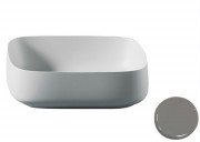 Раковина для ванной ArtCeram Cognac 56х41 см керамика серый COL009 34;00