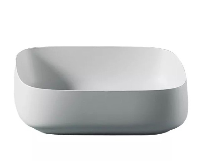 Раковина для ванной ArtCeram Cognac 56х41 см керамика белый матовый COL009 05;00