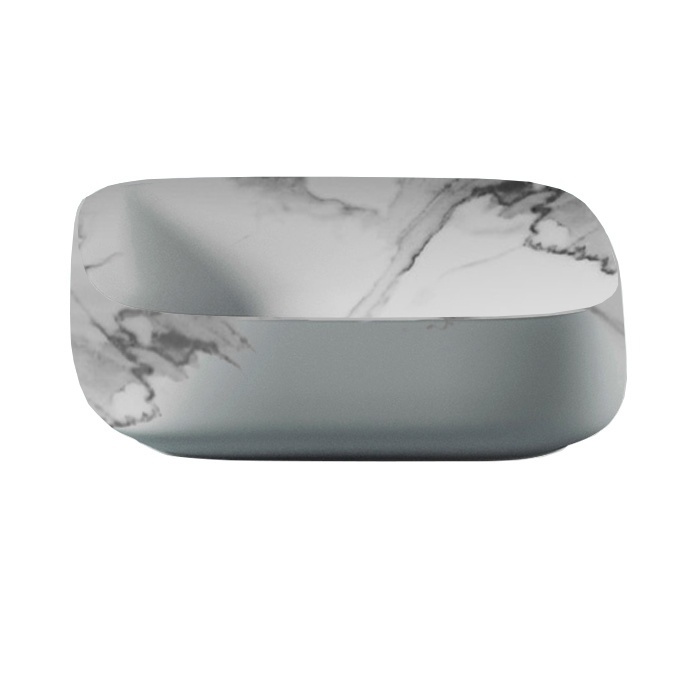 Раковина для ванної ArtCeram Cognac 56х41 см кераміка calacatta COL009 94;00