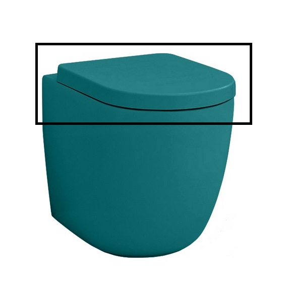 Сиденье с крышкой для унитаза ArtCeram File 2.0 SoftClose дюропласт зеленый FLA002 43