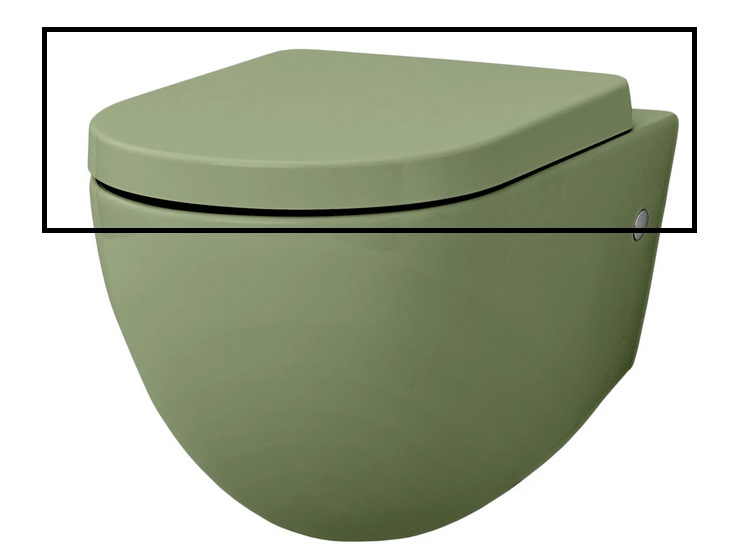 Сиденье с крышкой для унитаза ArtCeram File 2.0 SoftClose дюропласт зеленый шалфей FLA002 44