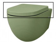 Сиденье с крышкой для унитаза ArtCeram File 2.0 SoftClose дюропласт зеленый шалфей FLA002 44