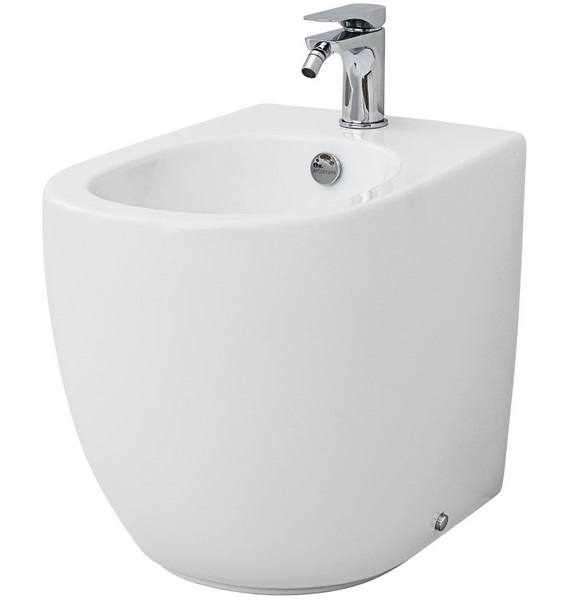 Биде напольное ArtCeram File 2.0 37х53 см керамика белый FLB002 01;30