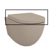 Сидіння з кришкою для унітазу ArtCeram File 2.0 SoftClose дюропласт бежевий FLA002 41