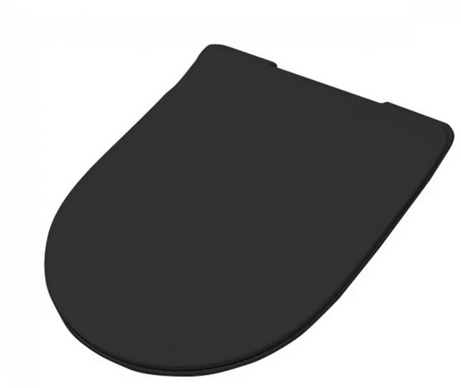 Сидіння із кришкою для унітазу ArtCeram File 2.0 SoftClose дюропласт чорний матовий FLA014 17