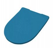 Сидіння із кришкою для унітазу ArtCeram File 2.0 SoftClose дюропласт синій FLA014 38