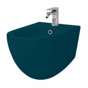 Біде підвісне ArtCeram File 2.0 37х53 см кераміка синьо-зелений FLB001 42;00