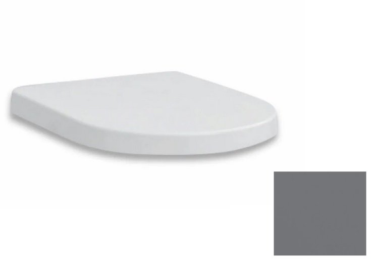 Сиденье с крышкой для унитаза ArtCeram File 2.0 SoftClose дюропласт серо-синий (деним) FLA002 37