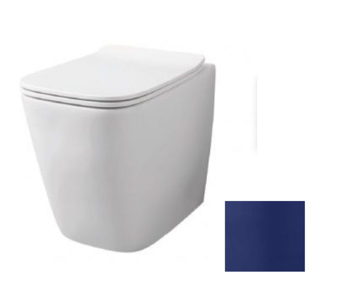 Унитаз напольный ArtCeram A16 безободковый 36х52,5 см керамика синий ASV004 16;00