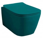 Унітаз підвісний ArtCeram A16 безободковий 36х52,5 см кераміка зелений ASV003 43;00