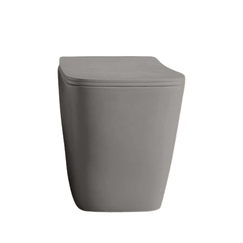 Унітаз для підлоги ArtCeram A16 безободковий 36х52,5 см кераміка сірий ASV004 15;00