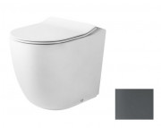 Унитаз напольный ArtCeram File 2.0 безободковый 37х53 см керамика серо-синий (деним) FLV005 37;00