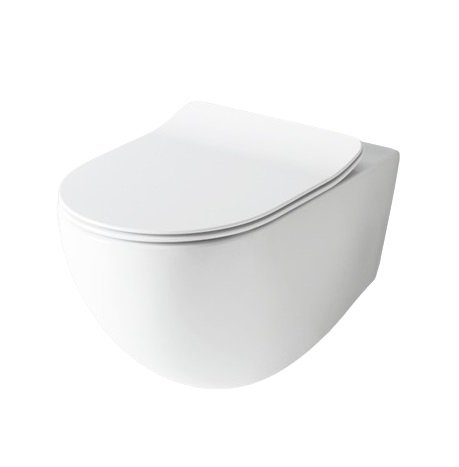 Підвісний унітаз ArtCeram File 2.0 безободковий 37х53 см кераміка білий матовий FLV004 05;30
