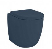 Унитаз напольный ArtCeram File 2.0 безободковый 37х53 см керамика темно-синий FLV005 36;00