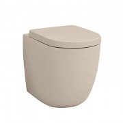 Унитаз напольный ArtCeram File 2.0 безободковый 37х53 см керамика бежевый FLV005 41;00