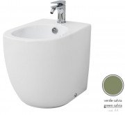 Біде підлогове ArtCeram File 2.0 37х53 см кераміка зелена шавлія FLB002 44;00