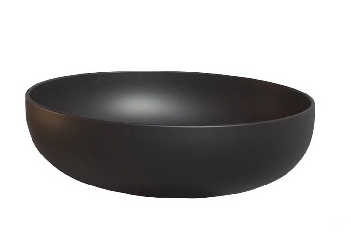 Раковина для ванной ArtCeram Jolie Ø50 см керамика черный матовый JOL001 17;00