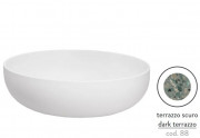 Раковина для ванной ArtCeram Jolie Ø50 см керамика terrazzo scuro JOL001 88;00