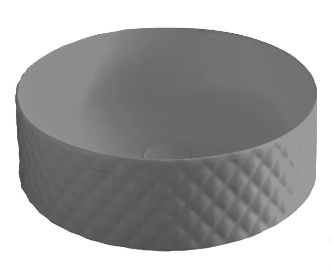 Раковина для ванной ArtCeram Rombo Ø44 см керамика серо-синий (denim) OSL009 37;00