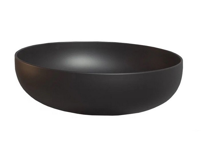 Раковина для ванной ArtCeram Jolie Ø50 см керамика черный матовый JOL001 17;00