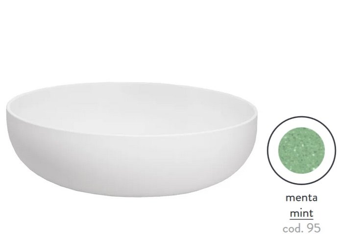 Раковина для ванной ArtCeram Jolie Ø50 см керамика menta JOL001 95;00