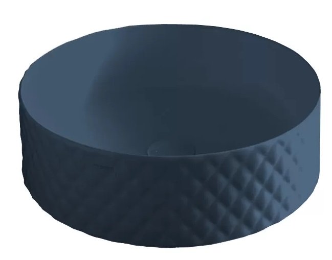 Раковина для ванной ArtCeram Rombo Ø44 см керамика темно-синий OSL009 36;00